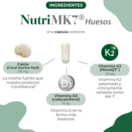 NUTRIMK7<sup>®</sup> Huesos - Refuerza y nutre los huesos